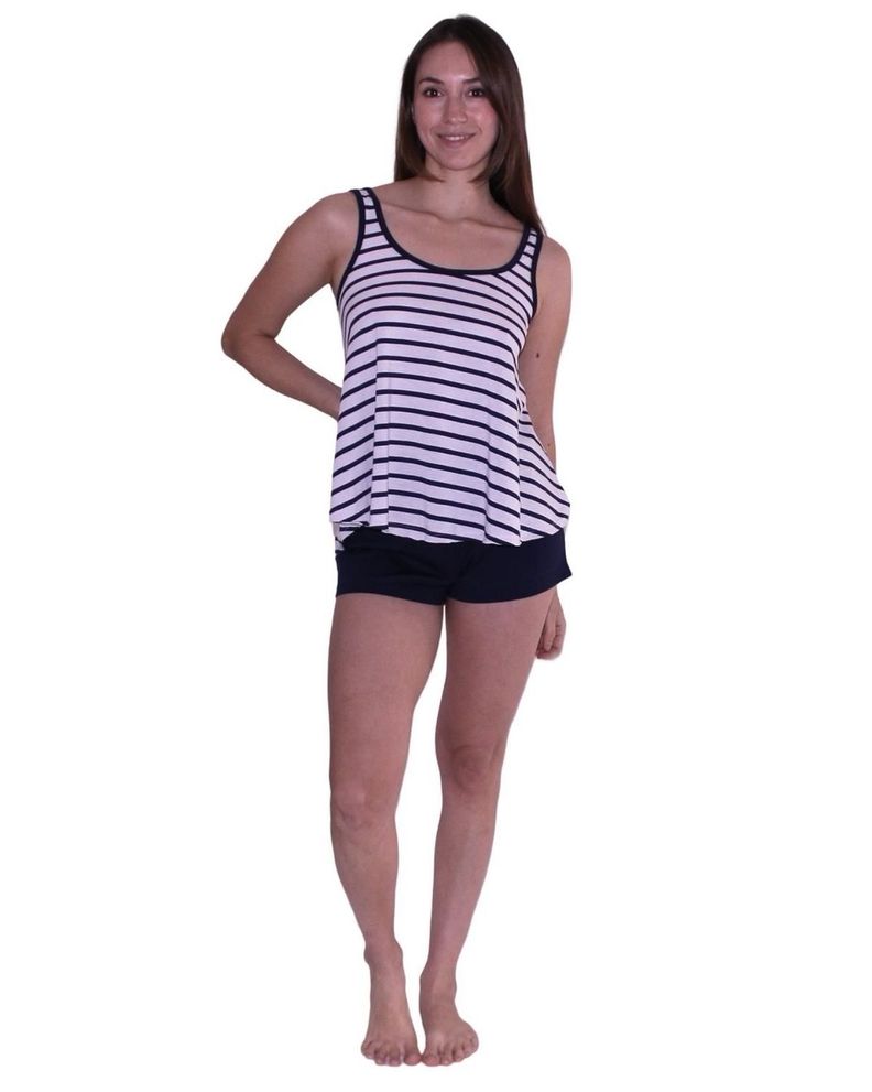 Pack Pijama+Camisola Rayas T010299-13-6