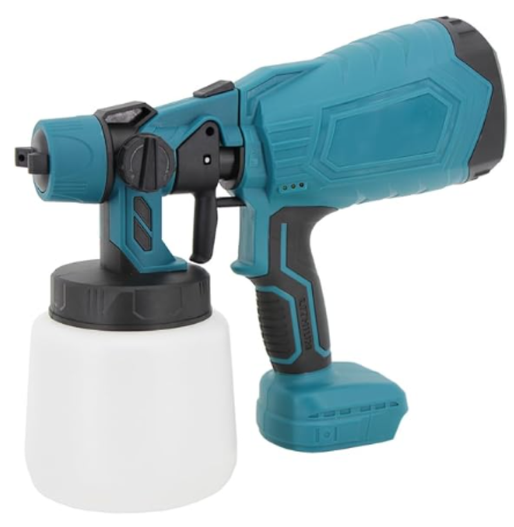 Pistola Pulverizador Para Pintura 98V 1000ml + 2 Baterias-1