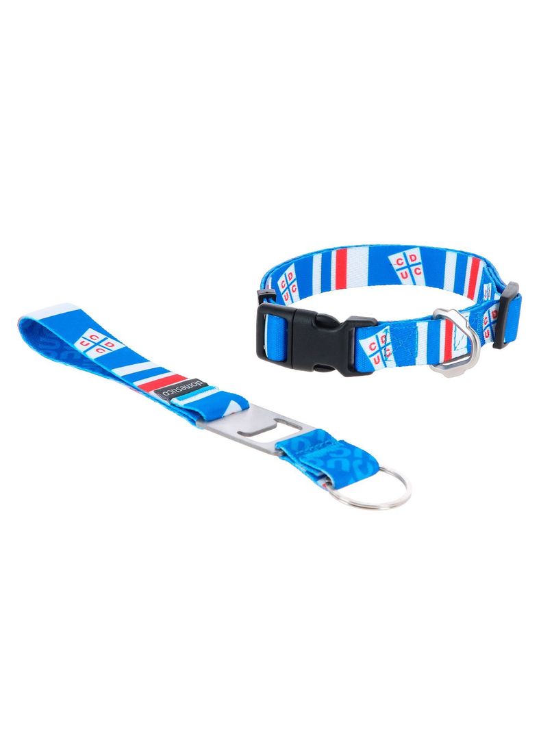 Pack Collar para Perro + Llavero Universidad Católica-0