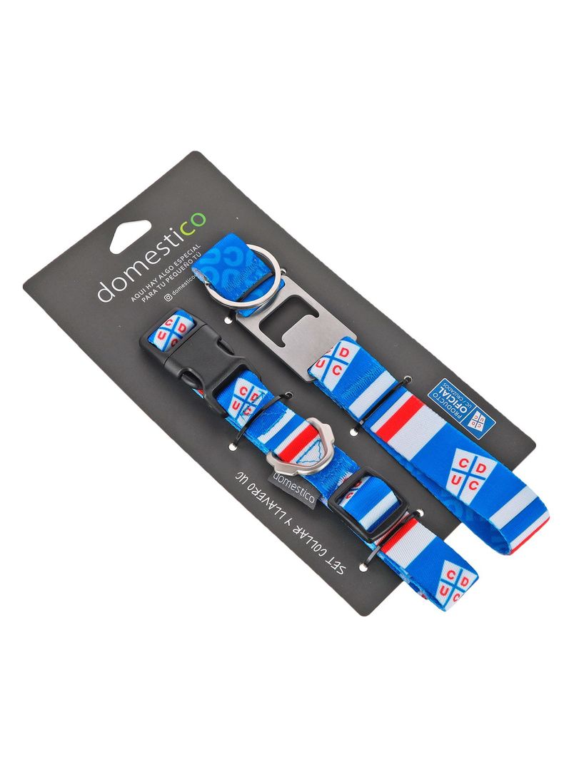 Pack Collar para Perro + Llavero Universidad Católica-6