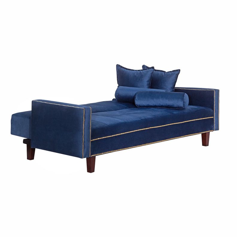 Futon Sofa Cama Golden Blue-1
