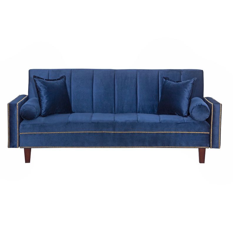 Futon Sofa Cama Golden Blue-2