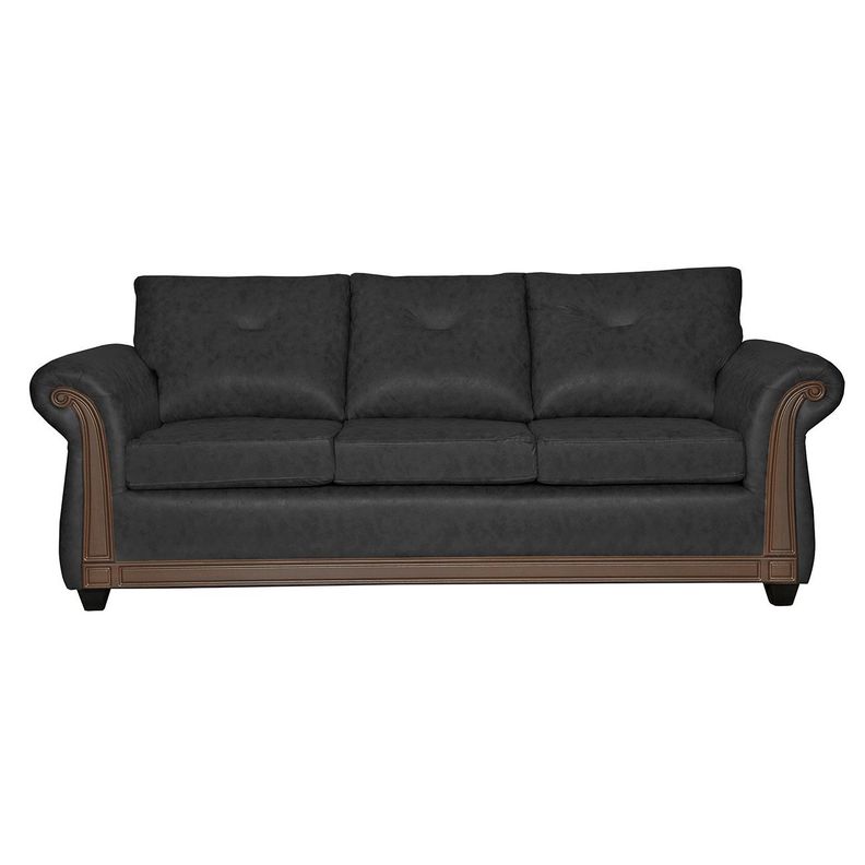 Juego de Living 3 2 Bristol Negro-1