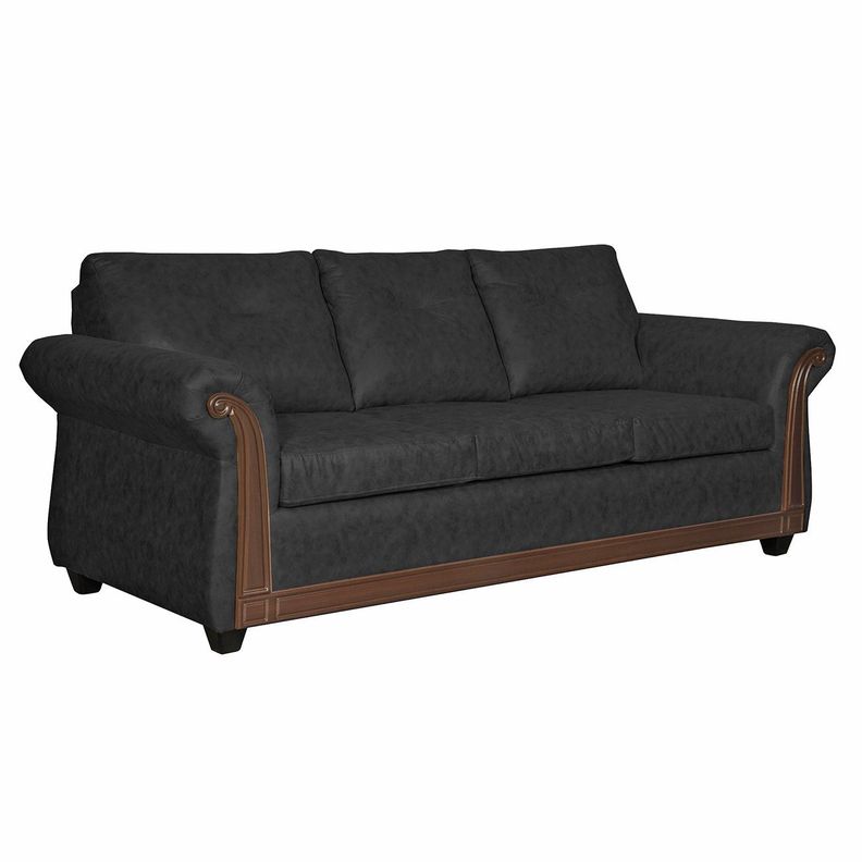 Juego de Living 3 2 Bristol Negro-2