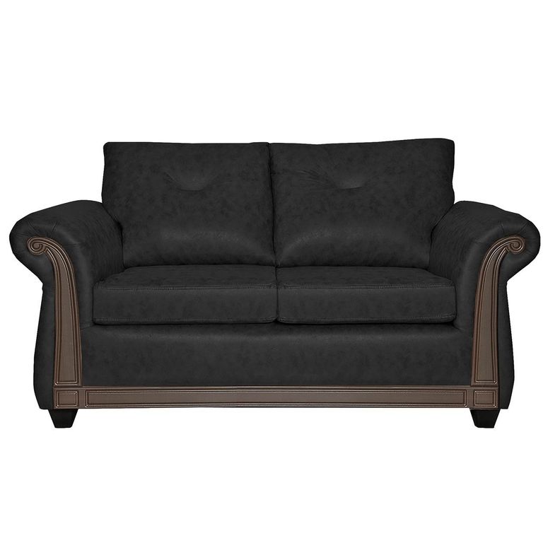 Juego de Living 3 2 Bristol Negro-3