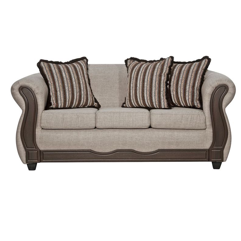 Juego de Living 3 2 1 1 Sofia Beige-1