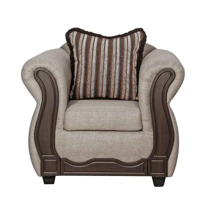 Juego de Living 3 2 1 1 Sofia Beige-4