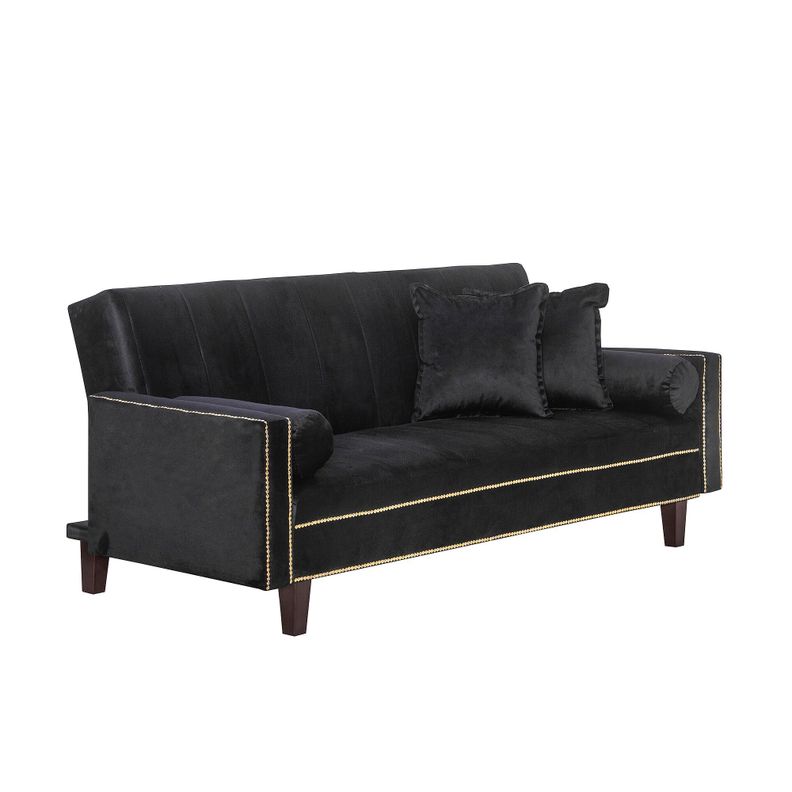 Futon Sofa Cama Golden Black -0