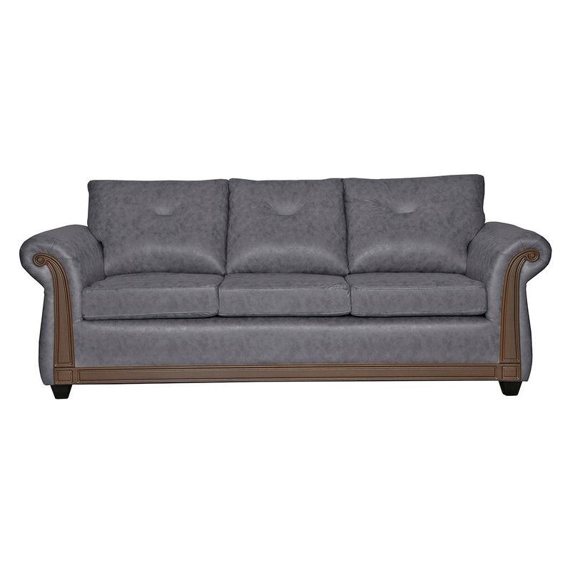 Juego de Living 3 2 Bristol Gris-1