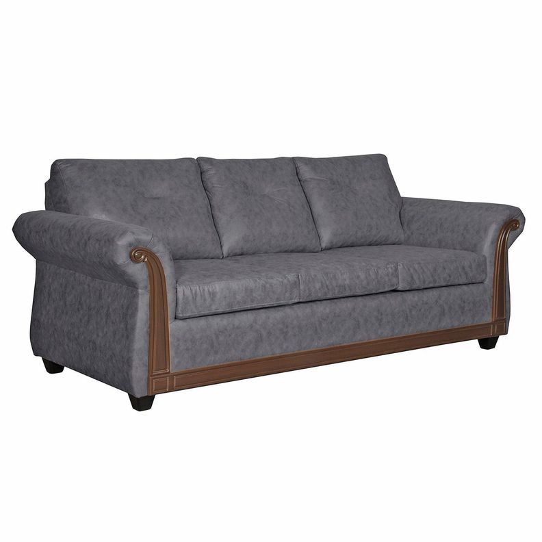 Juego de Living 3 2 Bristol Gris-2