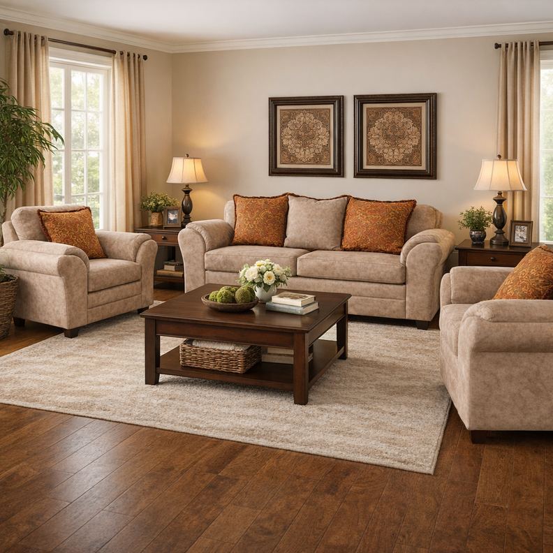 Juego de Living 2 1 1 Aconcagua Beige