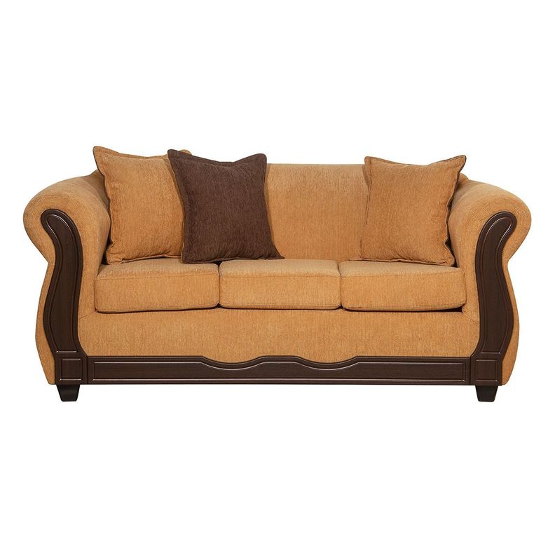 Juego de Living 3 2 1 1 Barcelona Oro-1