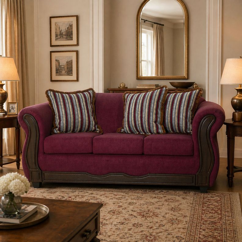 Sofa 3 Cuerpos Sofia Burdeo