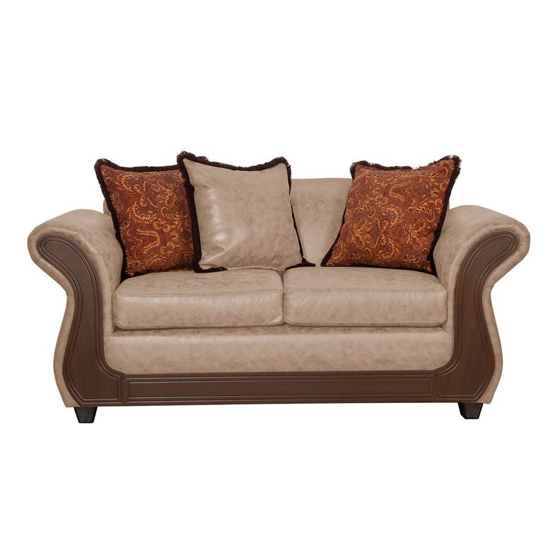 Juego de Living 3 2 Palermo Beige-3