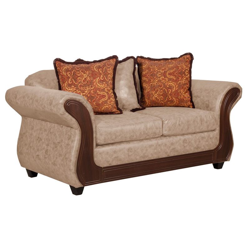 Juego de Living 3 2 Palermo Beige-4