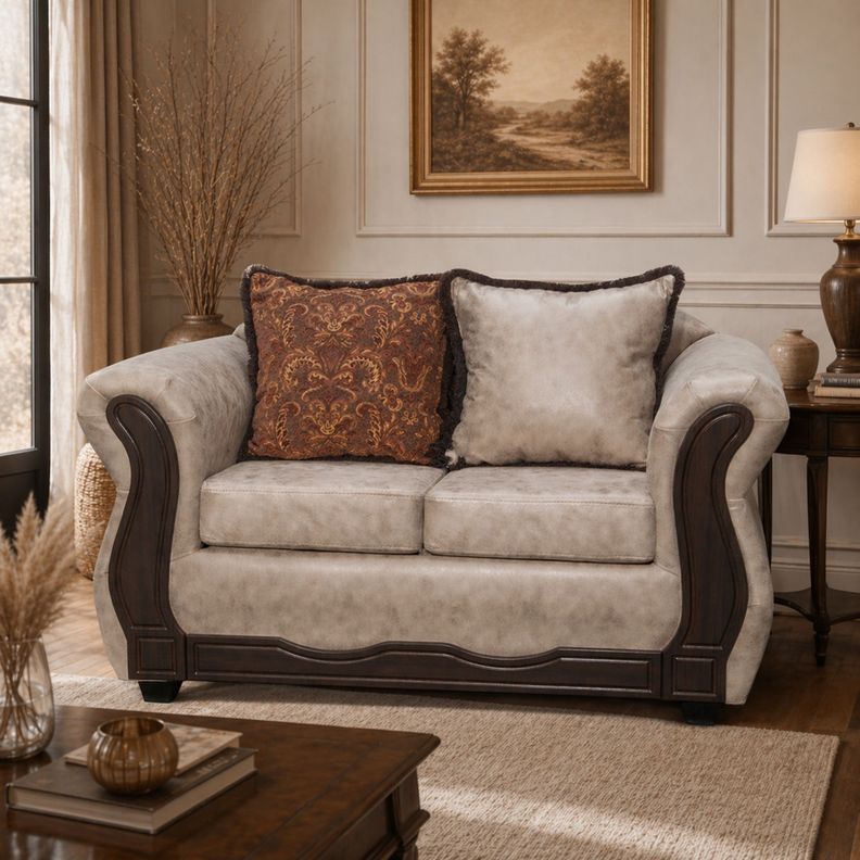 Sofa 2 Cuerpos Sofia PU Beige