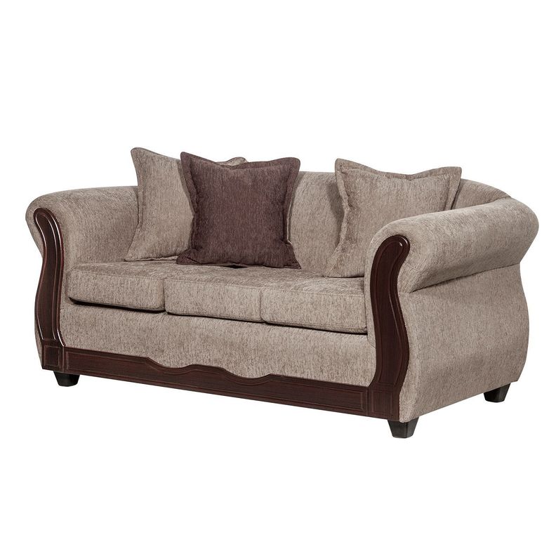 Sofá 3 Cuerpos Barcelona Beige-1
