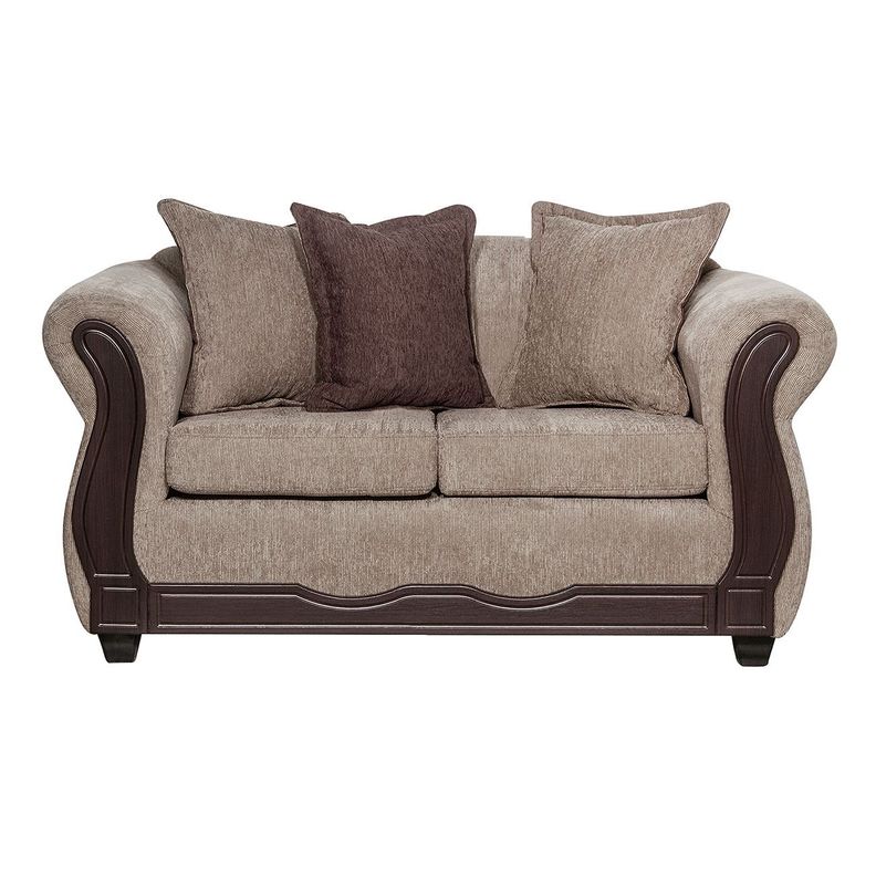 Juego de Living 3 2 1 Barcelona Beige-3