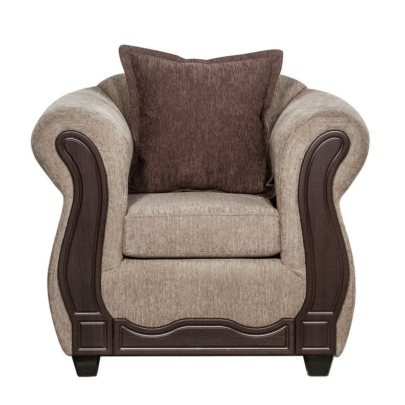 Juego de Living 3 2 1 Barcelona Beige-4