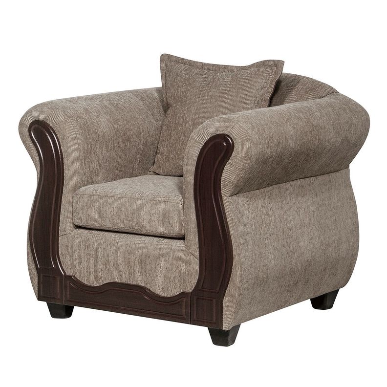 Juego de Living 3 2 1 Barcelona Beige-5