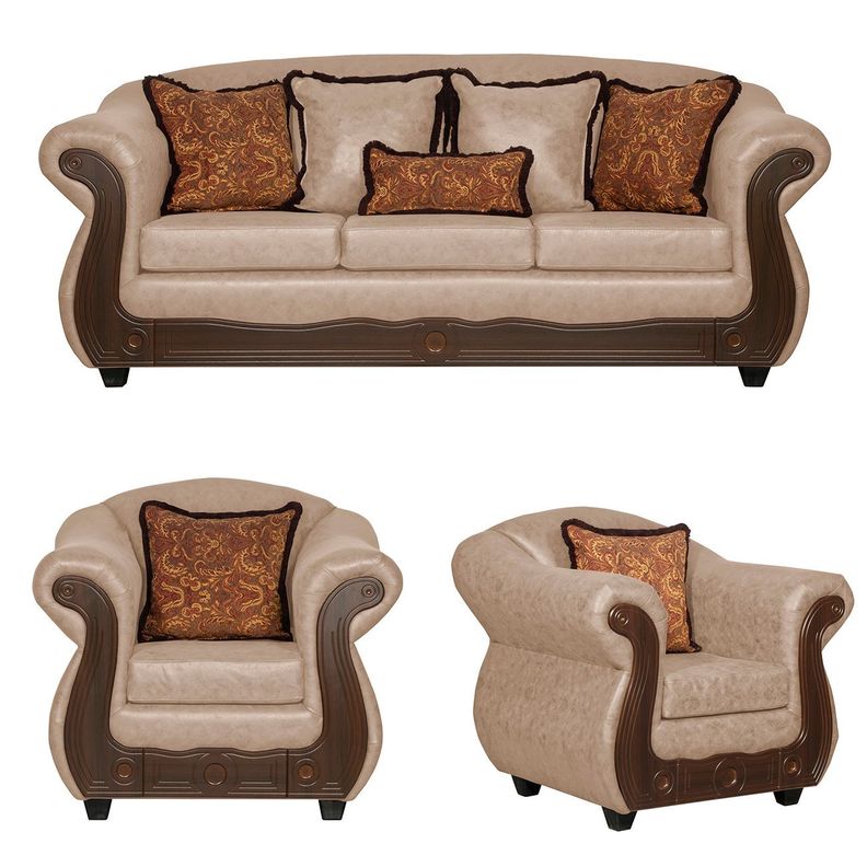 Juego de Living 3 1 1 Estambul Beige-0
