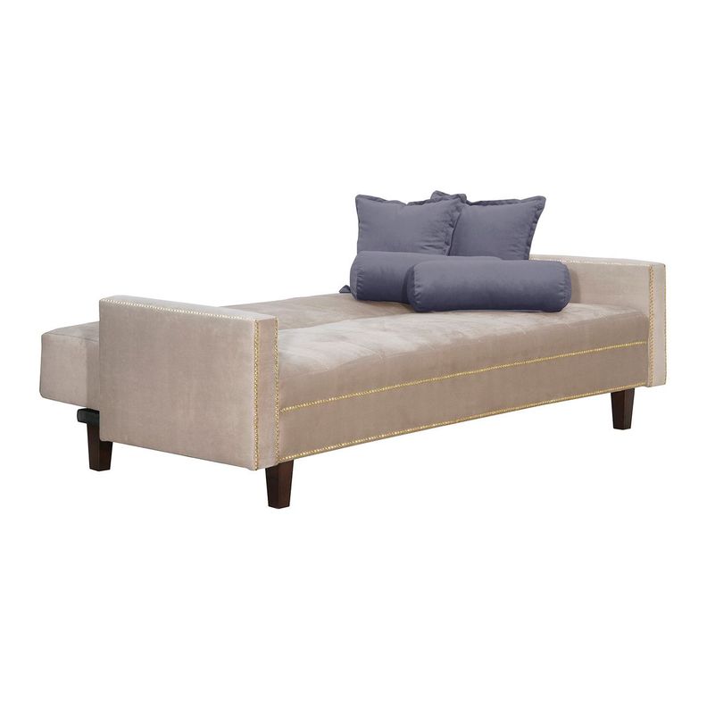 Futon Sofa Cama Vanguardia 200 x110 Beige - Gris-2
