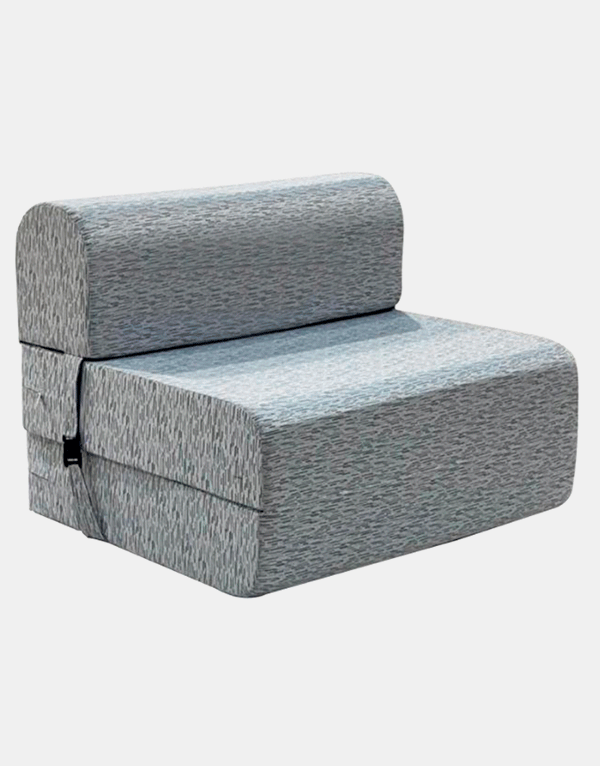 Sillon / Sofa Cama 65 Cm Brocato Densidad 18 Incal Gris [ 20 ]