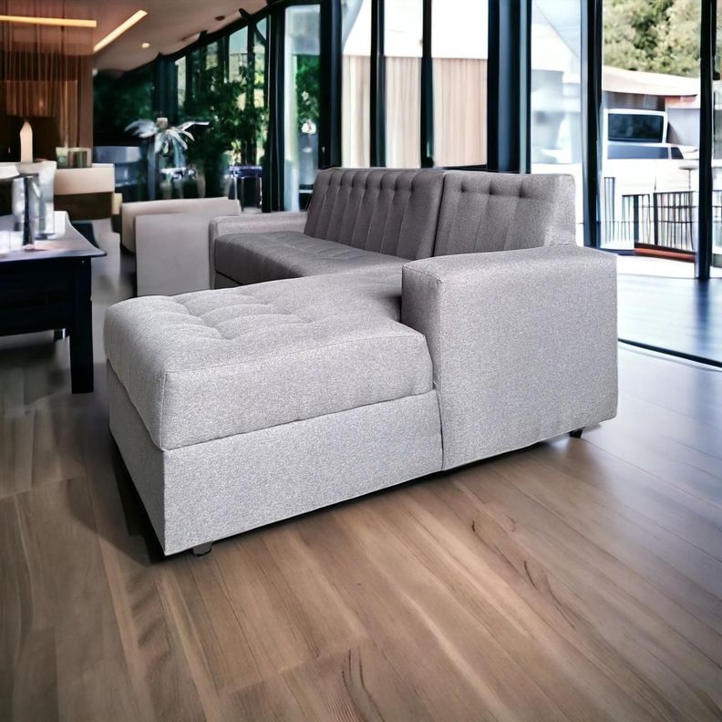Sofá L seccional en L sillón -4