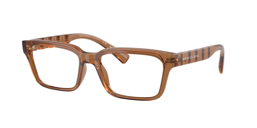 ARMAZÓN ÓPTICO ARMANI EXCHANGE | AX3116 8358 - Marrón traslúcido brillante-0