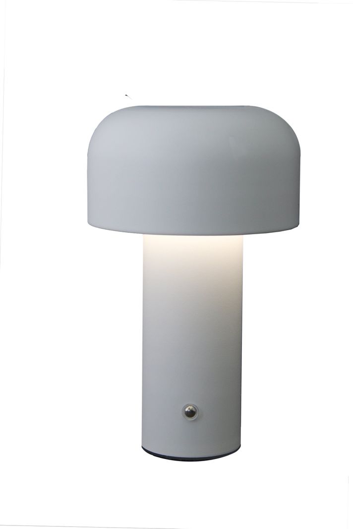 Lampara de mesa Blanco recargable con sensor 21cm Vgo-0
