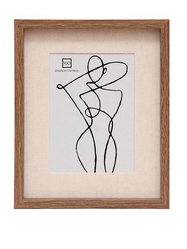 Marco Mad. Con Paspartu 20X30 / Sin Paspartu 30X40 Vgo Cafe