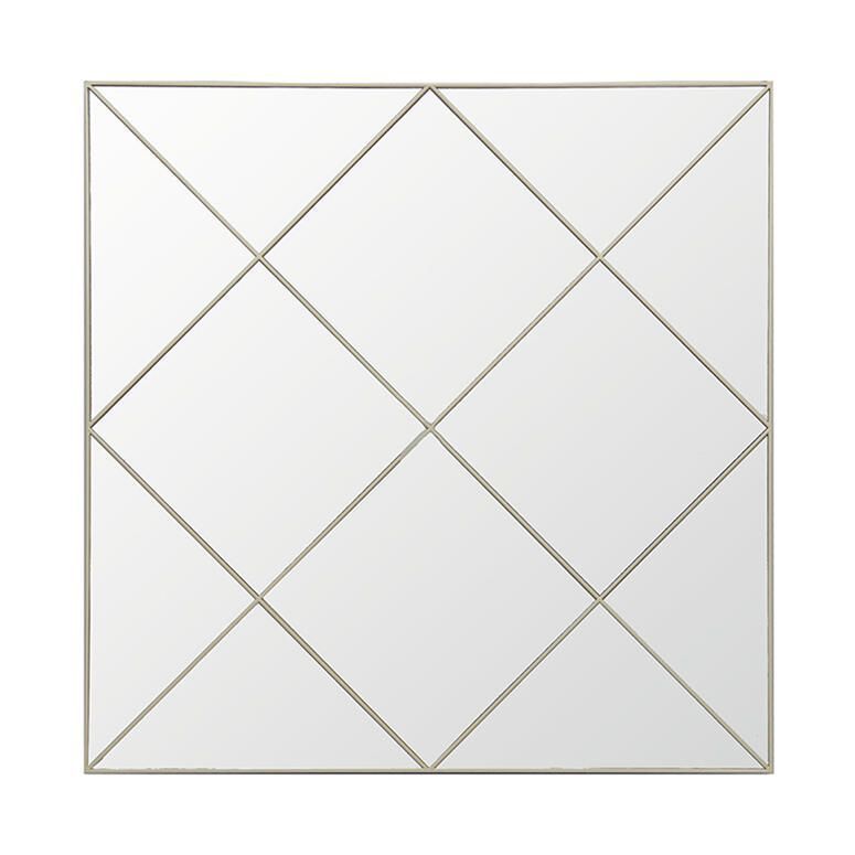Espejo 40x40 cm. decorativo Dorado-0