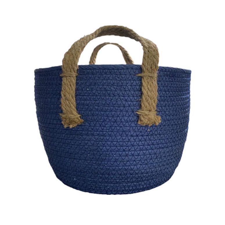 Canasto de Fibra Seagrass 29x28 cm. Natural ø29 x28 cm-0