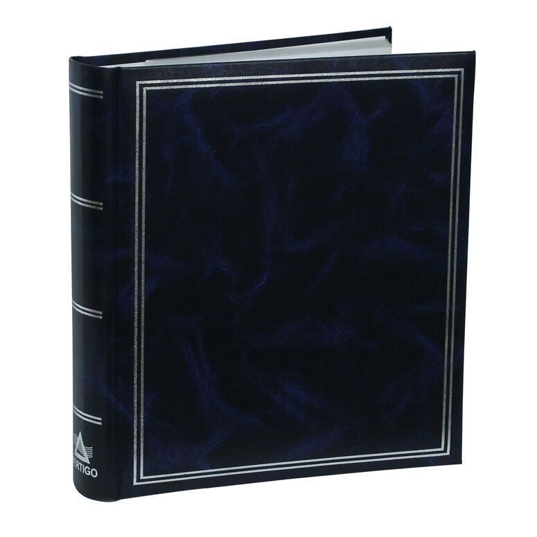 Album clasico liso con memo. para ensobrar 13x18 cm / 200F Azul