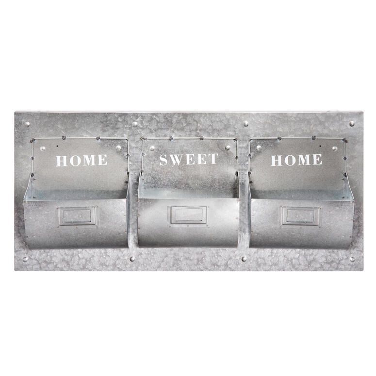 ORGANIZADOR DE PARED GALVANIZADO Gris
