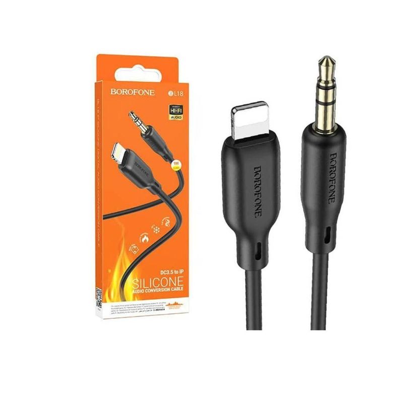 AUDIO ADAPTADOR LIGHNTNING A PLUG BL18-1