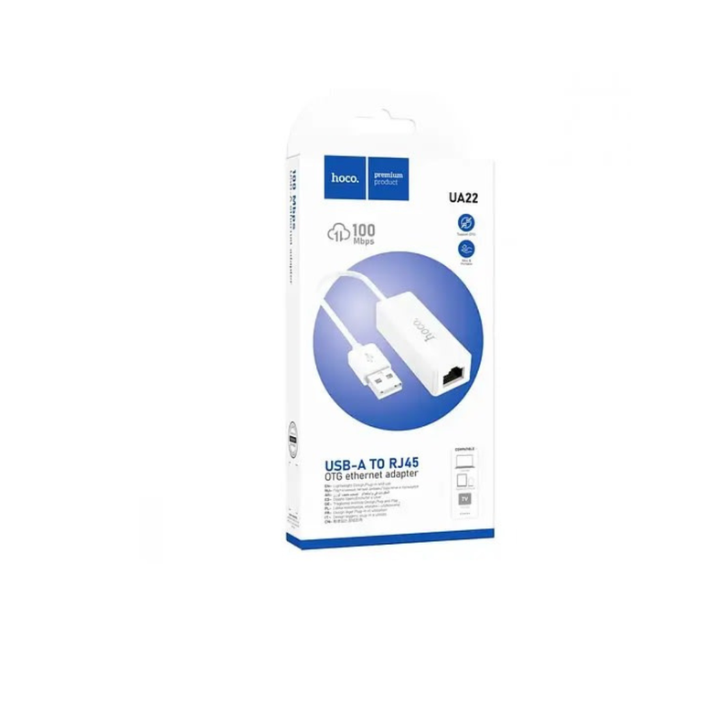 CABLE ETHERNET A USB BLANCO UA22-1