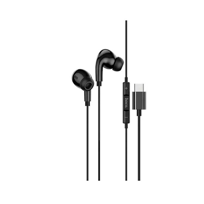 AUDIFONOS TIPO C HOCO M83 NEGRO-0