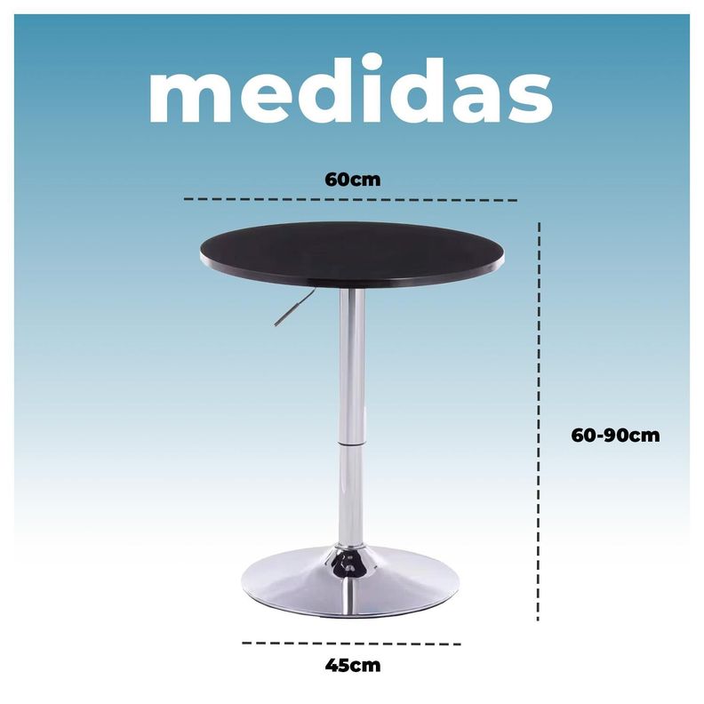 Mesa de Bar Regulable con diseño Moderno y Elegante-4