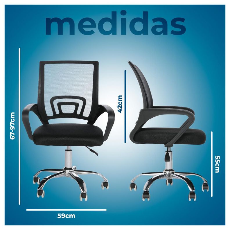Pack Home Office: Escritorio + Silla Ergonómica-9