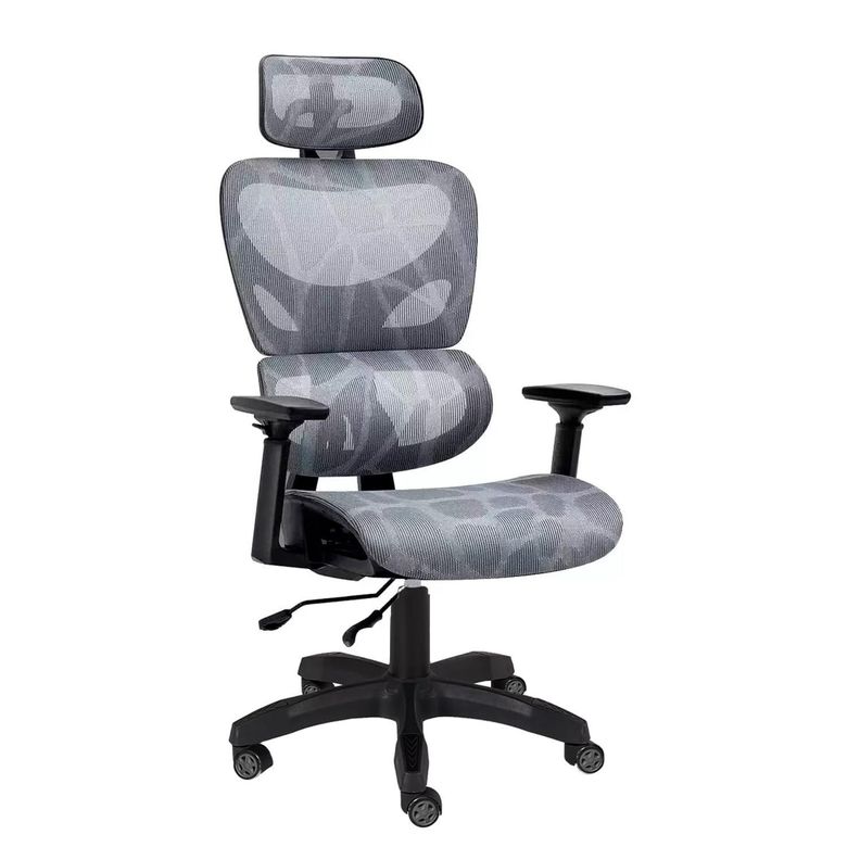 Silla Giratoria con Ajuste de Altura y Diseño Ergonómico-0