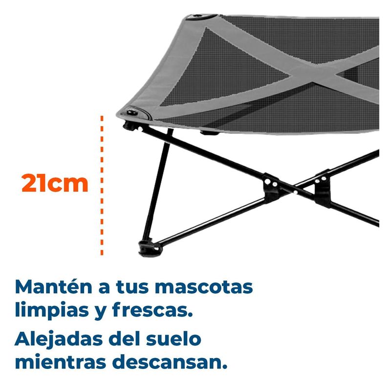 Cama Trampolín Elevada para tu Perro con Malla Transpirable-2