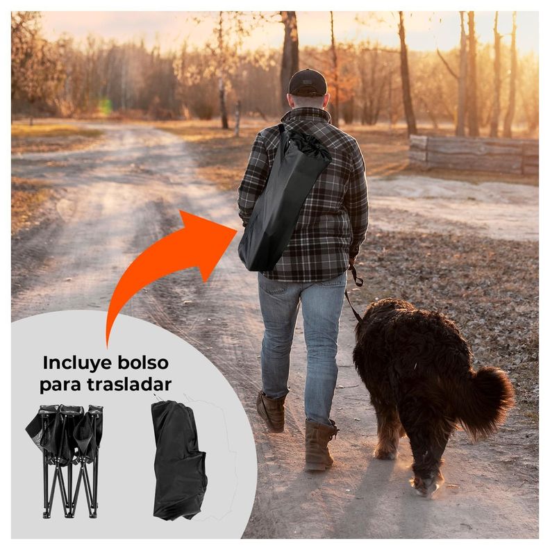 Cama Trampolín Elevada para tu Perro con Malla Transpirable-3