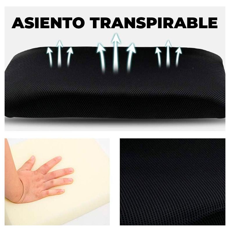 Silla Ergonómica Reclinable con Reposapiés Máximo Confort para Tu Oficina-4