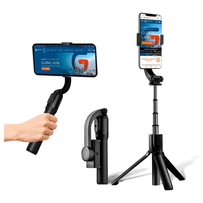 Tripode Palo Selfie con Control Remoto Bluetooth-0