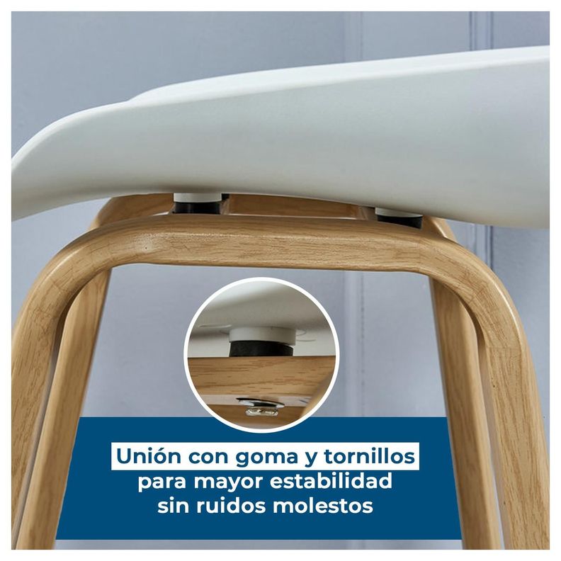 Pack 4 Silla Piso Bar Alto-2