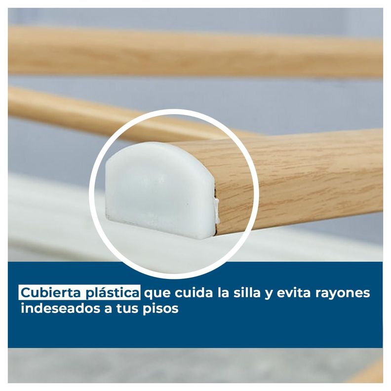Pack 4 Silla Piso Bar Alto-4