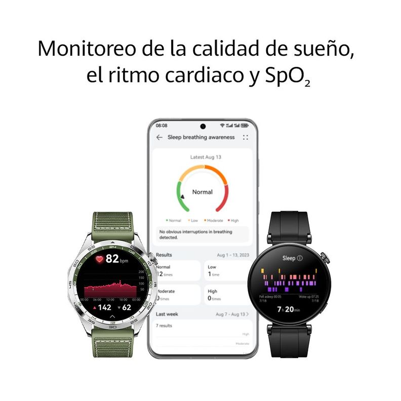 Smartwatch HUAWEI Watch GT 4 46 mm Negro Mate-4
