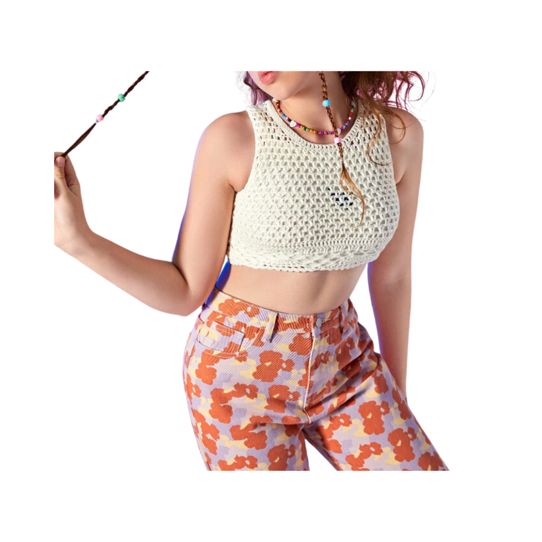 Crop Top Tejido Casual -4