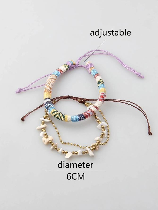 Pulseras de Hilo y Piedras Naturales - Venta Individual-1